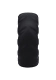 Rock Solid Fat Tire Silicone Cock Ring - Black