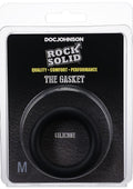 Rock Solid The Silicone Gasket Cock Ring - Medium - Black