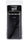 Rock Solid The Lasso Single Lock Adjustable Silicone Cock Tie - Black