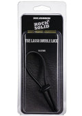 Rock Solid The Lasso Double Lock Adjustable Silicone Cock Tie - Black