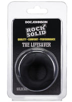 Rock Solid Lifesaver Silicone Cock Ring - White