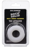 Rock Solid Lifesaver Silicone Cock Ring - Black