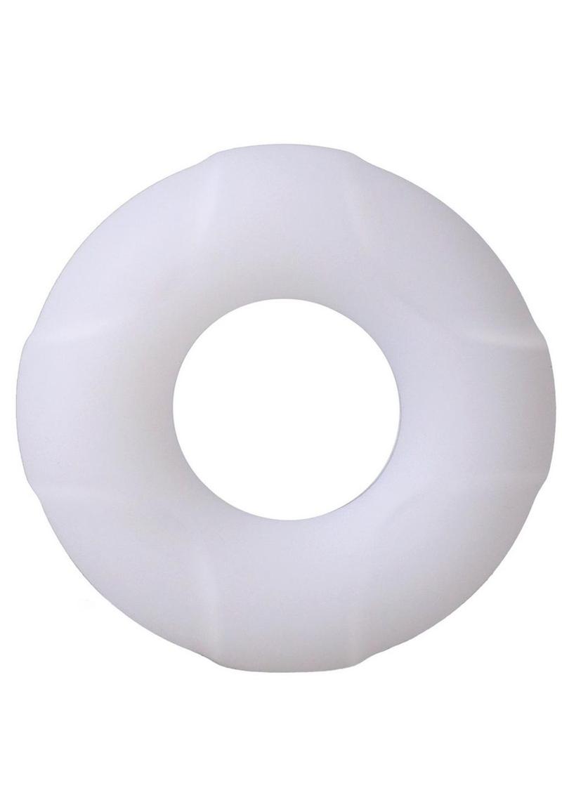 Rock Solid Lifesaver Silicone Cock Ring - Black