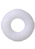 Rock Solid Lifesaver Silicone Cock Ring - Black