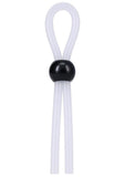 Rock Solid The Lasso Single Lock Adjustable Silicone Cock Tie - Black