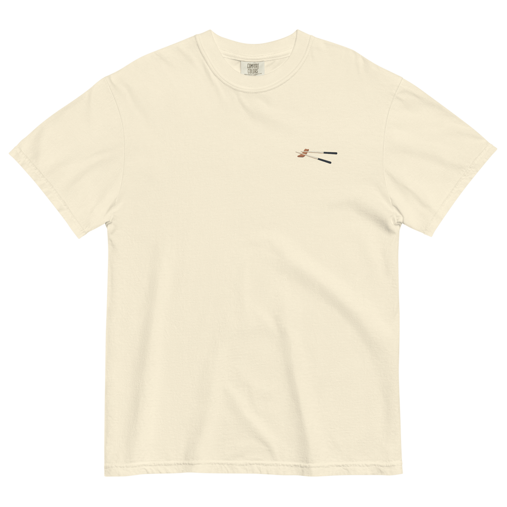 Chopsticks Embroidered T-Shirt
