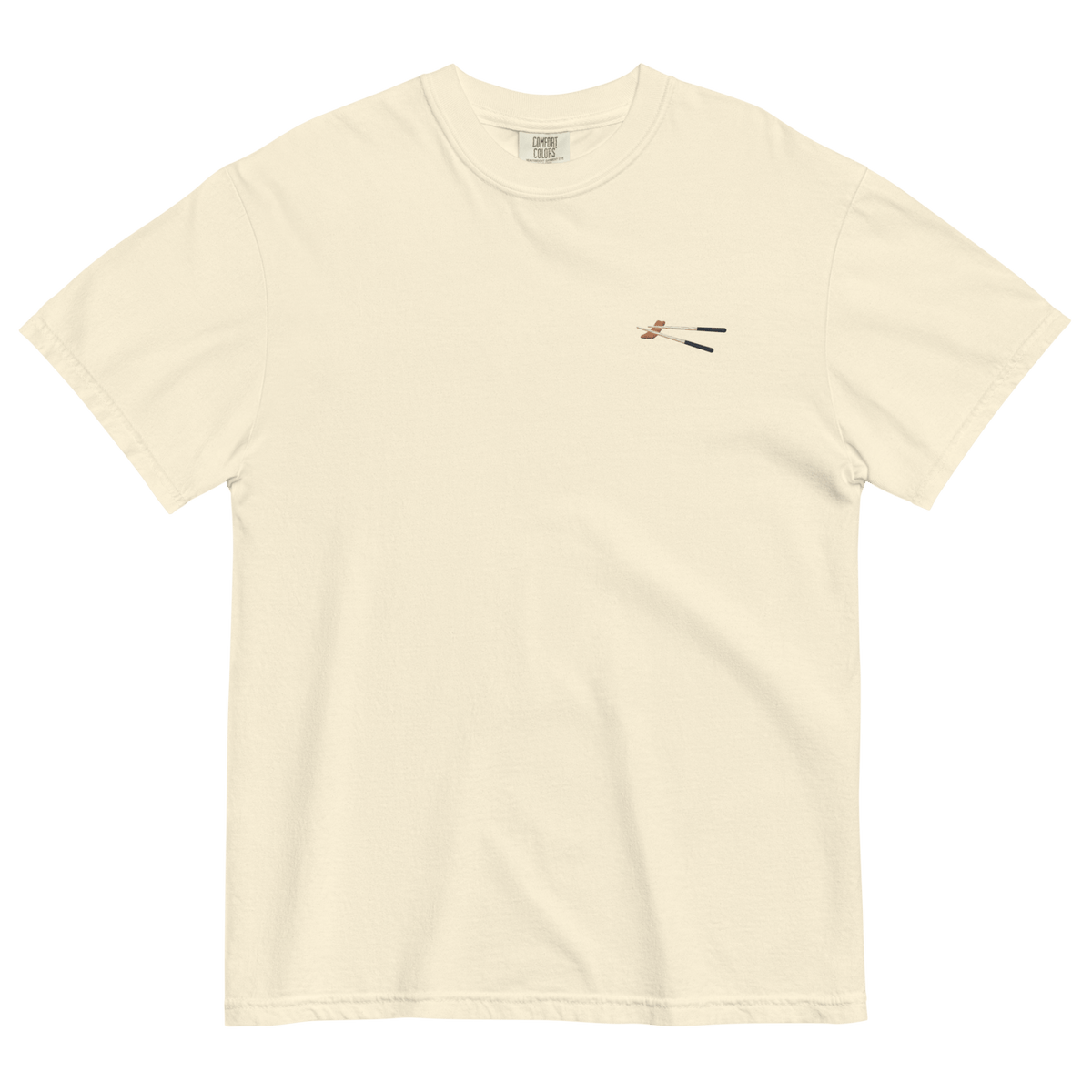 Chopsticks Embroidered T-Shirt