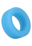 Rock Solid The Big O Glow in the Dark Silicone Cock Ring - Blue