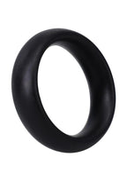 Rock Solid The Silicone Collar Cock Ring - Large - Black