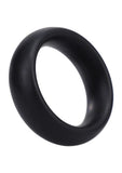 Rock Solid The Silicone Collar Cock Ring - Medium - Black