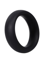 Rock Solid The Silicone Collar Cock Ring - Small - Black