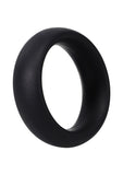 Rock Solid The Silicone Collar Cock Ring - Small - Black