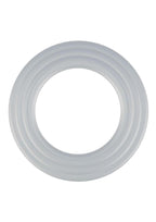 Rock Solid Tri-Pack Silicone Gasket Cock Ring - White