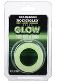 Rock Solid The Big O Glow in the Dark Silicone Cock Ring - Green