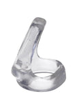 Rock Solid The Hoist Dual Cock Ring - Clear