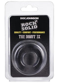 Rock Solid The 3X Donut Cock Ring - Clear