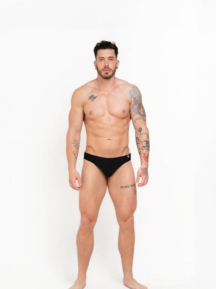 Mounderwear Core Swim Brief - Black