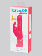 Happy Rabbit Thrusting Realistic Silicone Rabbit Vibrator - Pink