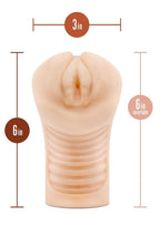 M Elite Soft and Wet Annabella Realistic Vagina Masturbator - Vanilla