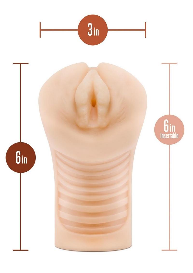 M Elite Soft and Wet Annabella Realistic Vagina Masturbator - Vanilla