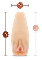 M Elite Soft and Wet Natasha Realistic Vagina Masturbator - Vanilla