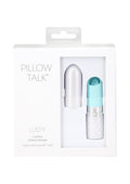 Pillow Talk Lusty Luxurious Rechargeable Silicone Flickering Massager - Teal/White
