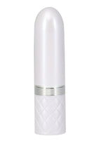 Pillow Talk Lusty Luxurious Rechargeable Silicone Flickering Massager - Teal/White