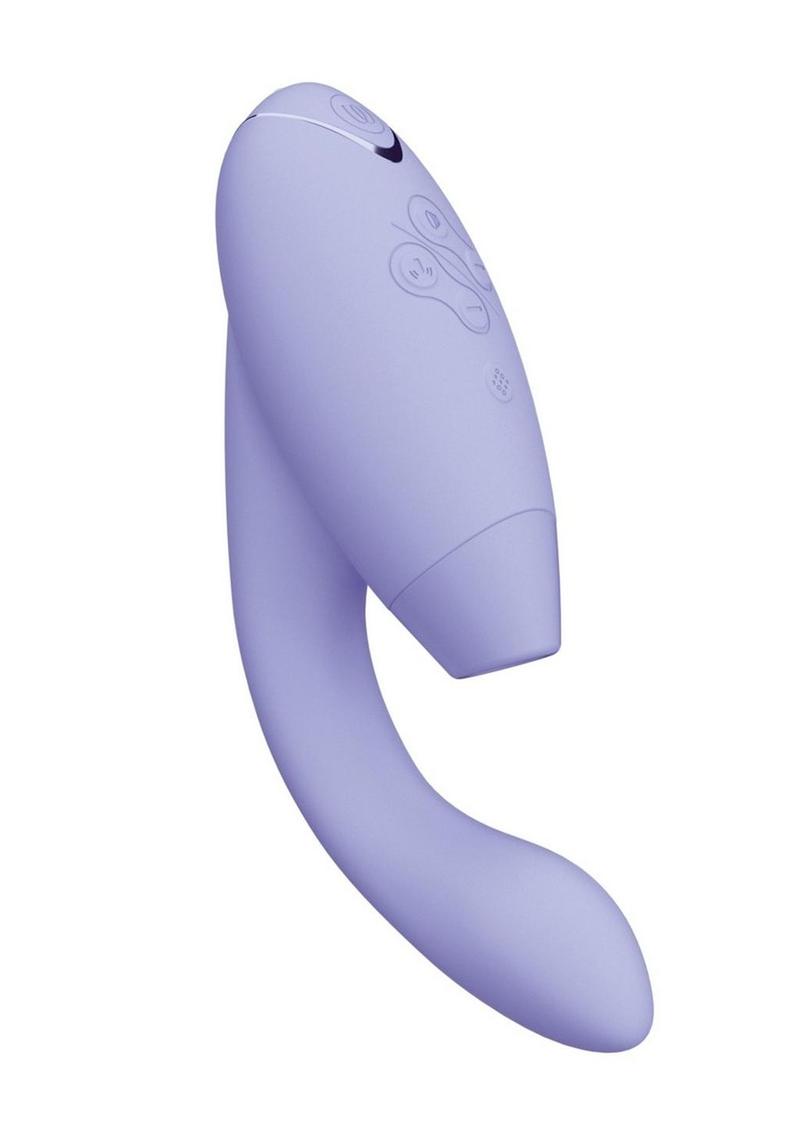 Womanizer Duo 2 Silicone Rechargeable Clitoral and G-Spot Stimulator - Lilac