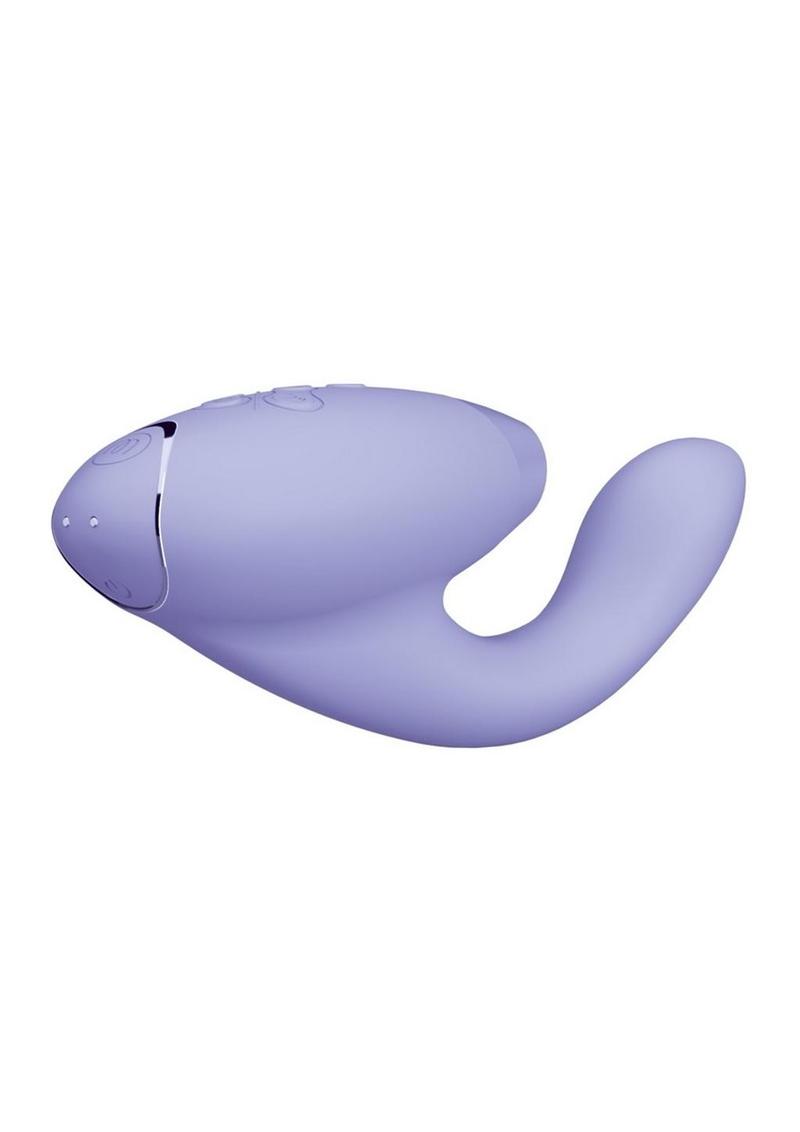 Womanizer Duo 2 Silicone Rechargeable Clitoral and G-Spot Stimulator - Lilac
