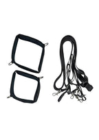 Punishment Bed Restraints (5 Piece Set) - Black