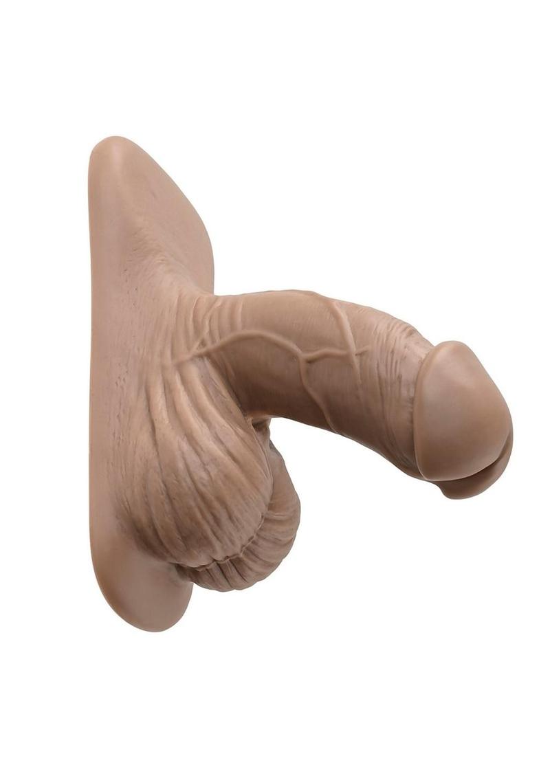 Gender X Silicone Packer Dildo 4in - Caramel