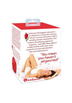 Wild Rose Classic Rechargeable Silicone Clitoral Stimulator with Suction - Red