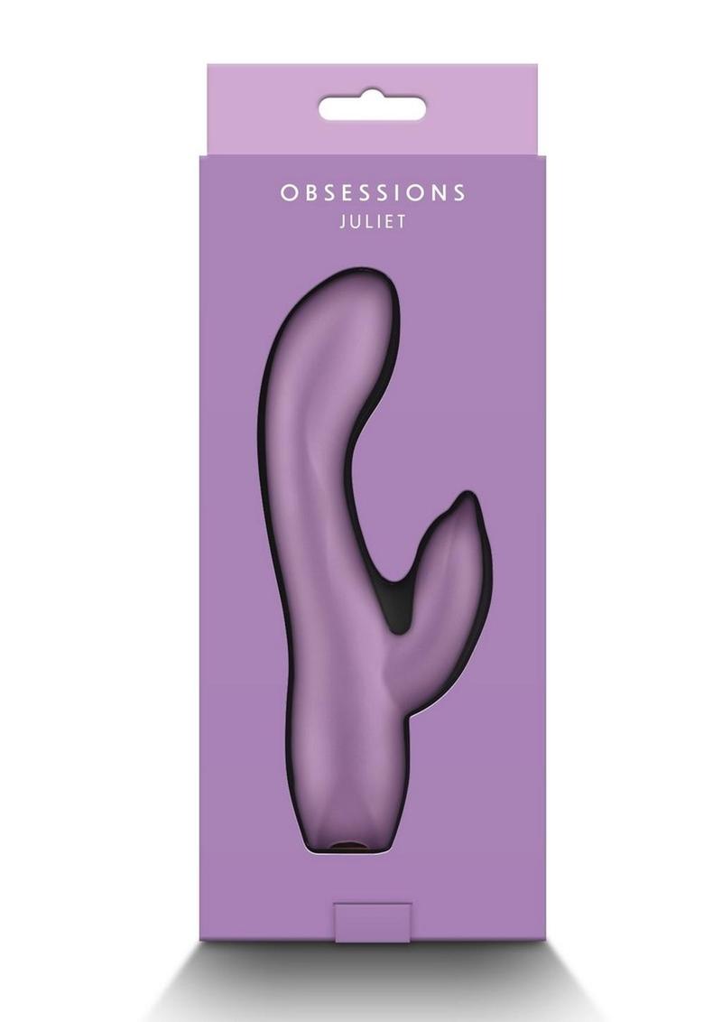 Obsessions Juliet Rechargeable Silicone Rabbit Vibrator - Lavender