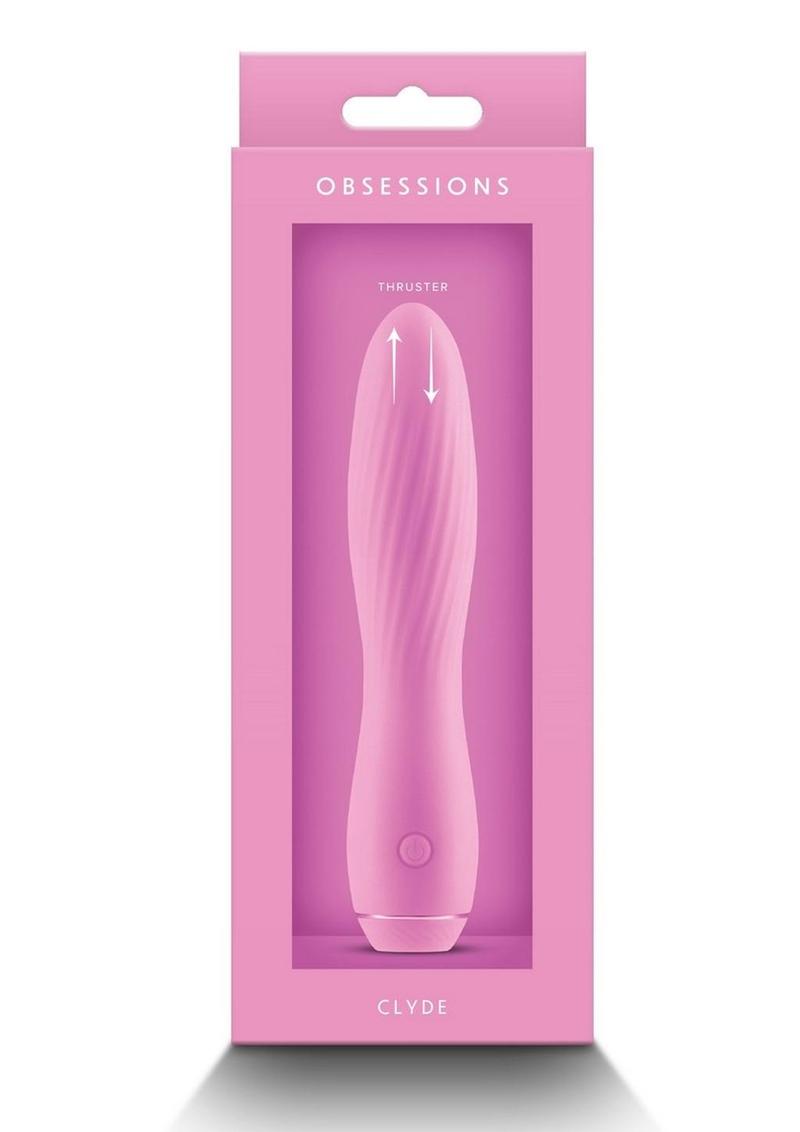 Obsessions Clyde Rechargeable Silicone Vibrator - Pink