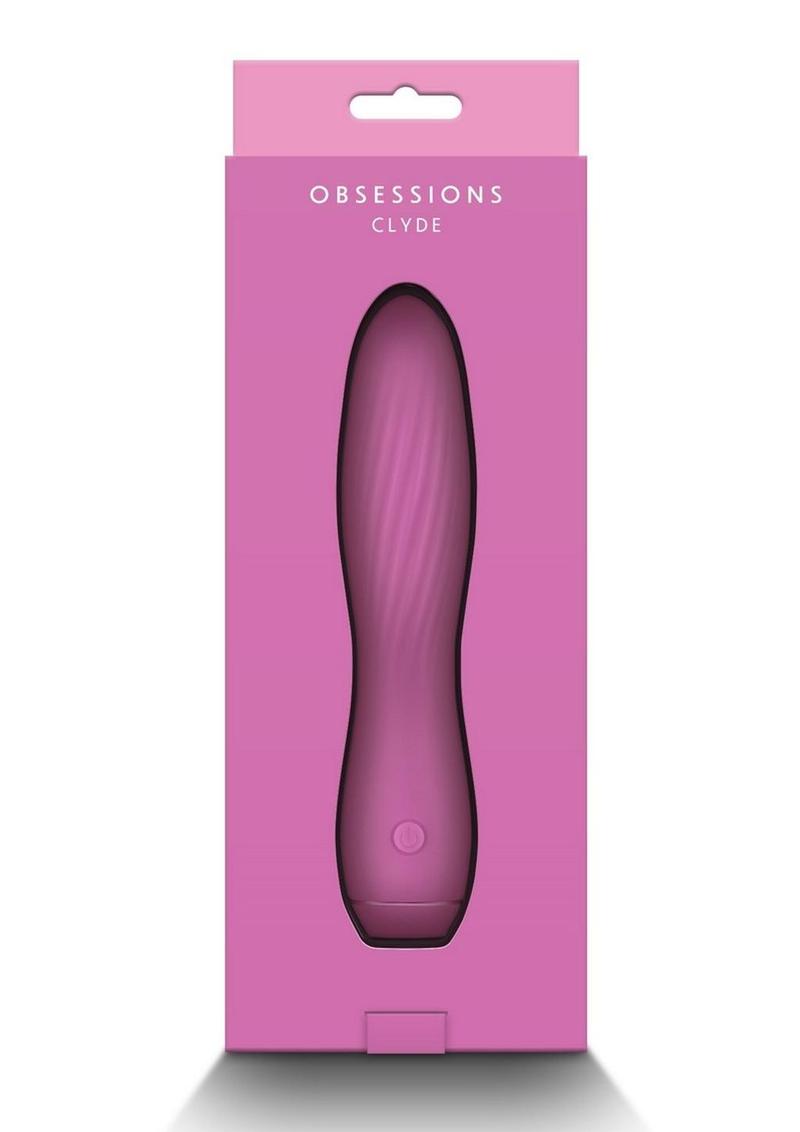 Obsessions Clyde Rechargeable Silicone Vibrator - Pink