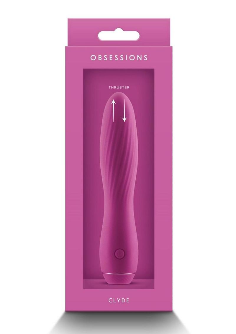 Obsessions Clyde Rechargeable Silicone Vibrator - Magenta
