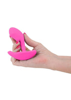 Inya Eros Rechargeable Silicone Vibrating Stimulator with Remote Control - Pink