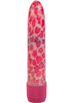 Hard Vibes Leopard Waterproof Mini Massager 4.5in - Pink
