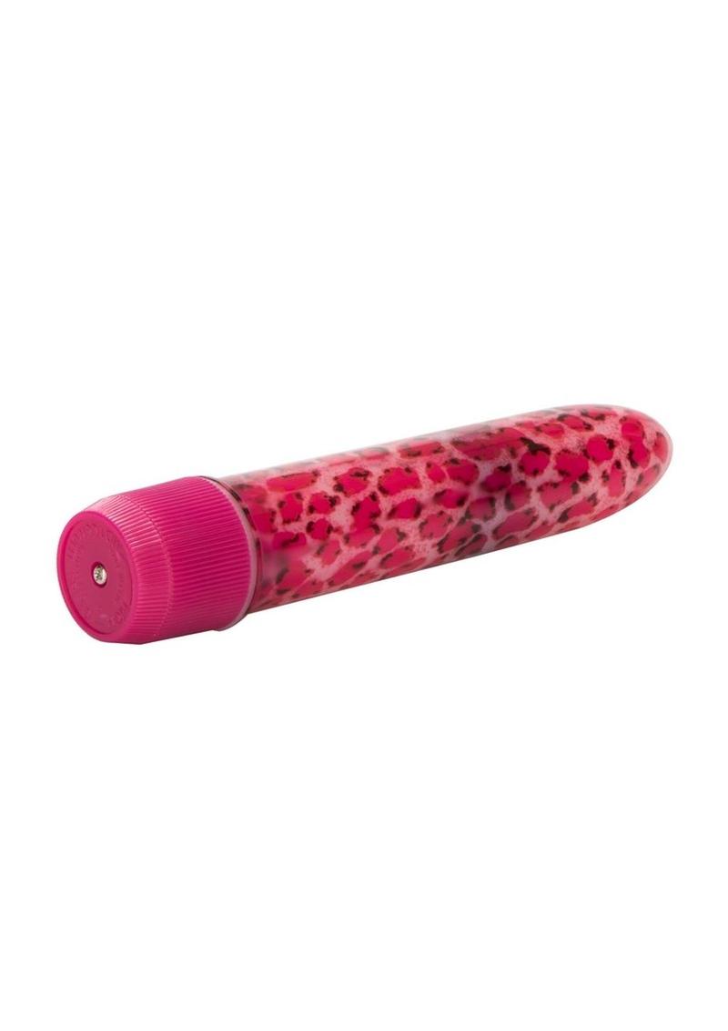 Hard Vibes Leopard Waterproof Mini Massager 4.5in - Pink