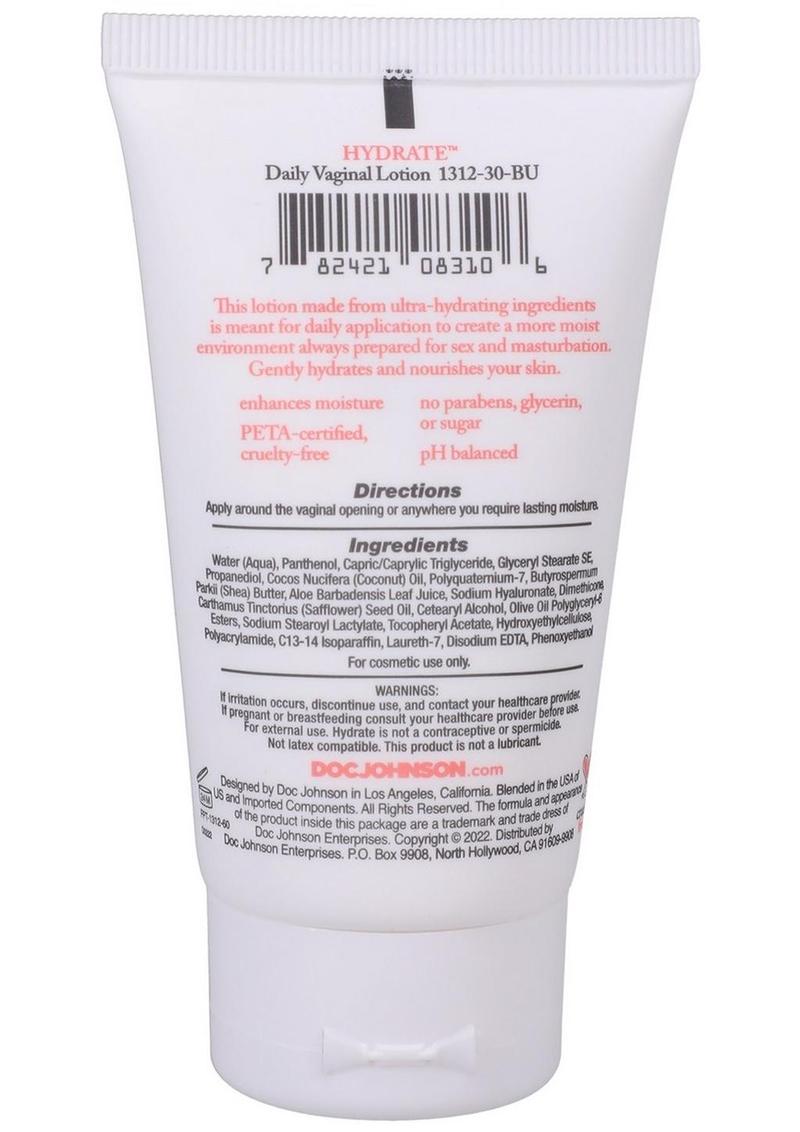 Intimate Enhancements Hydrate Daily Vaginal Lotion 2oz