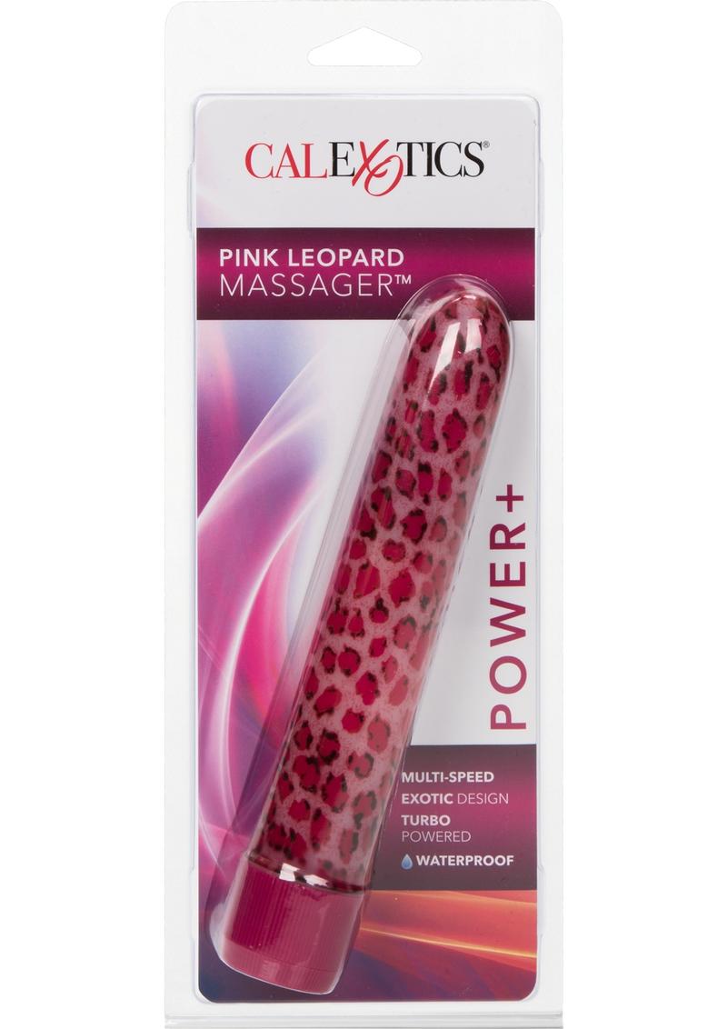 Hard Vibes Leopard Massager Vibrator - Pink