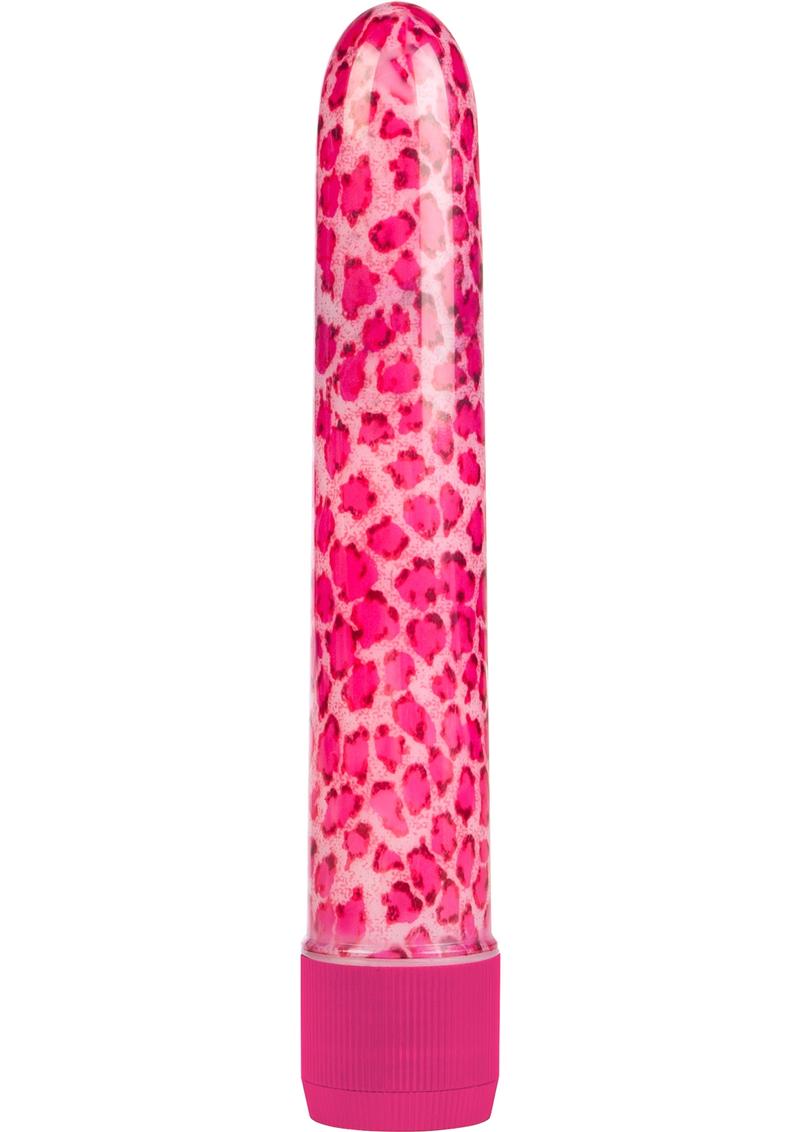 Hard Vibes Leopard Massager Vibrator - Pink