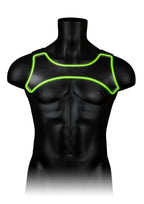 Ouch! Neoprene Harness Glow in the Dark - Large/XLarge - Green