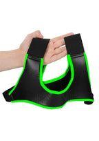 Ouch! Neoprene Harness Glow in the Dark - Large/XLarge - Green