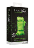 Ouch! Rope 5m/16 Strings Glow in the Dark - Green