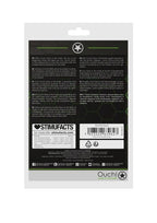 Ouch! Cock Ring Silicone Set (3pc) Glow in the Dark - Green