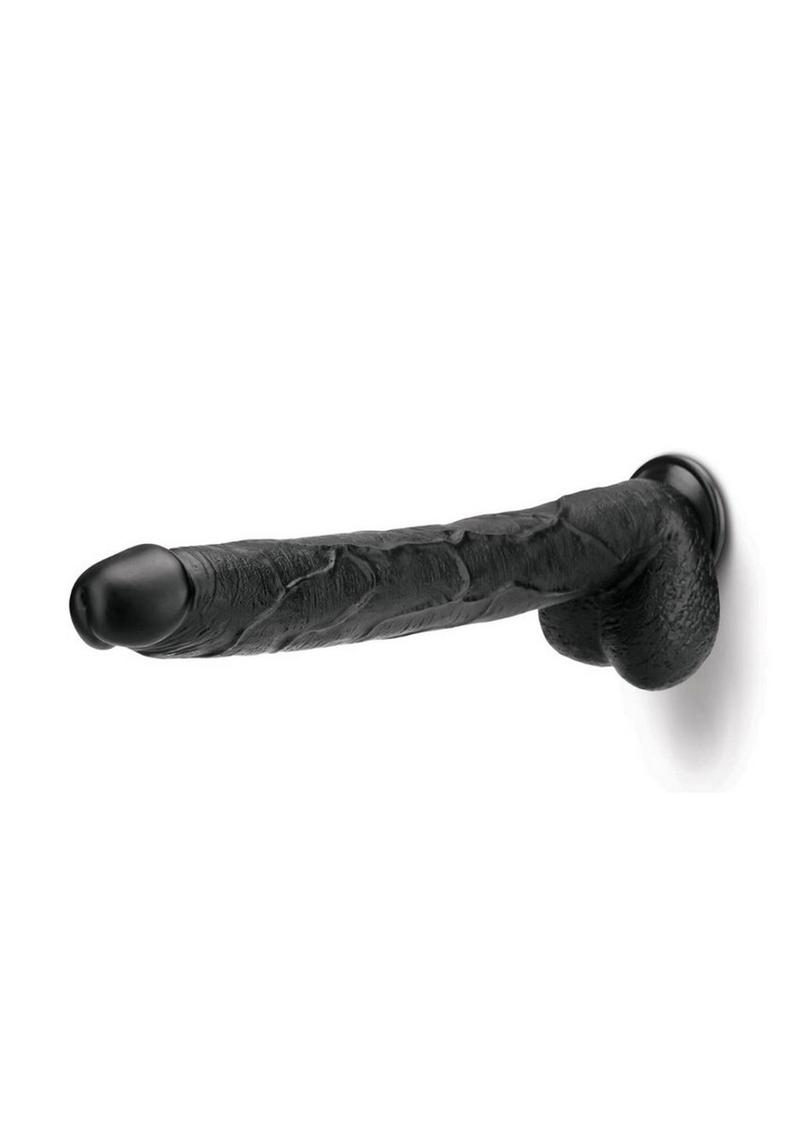 Prowler RED The Destroyer Realistic Dildo with Suction Cup 15in - Black