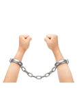 Prowler RED Heavy Duty Metal Handcuffs - Stainless Steel