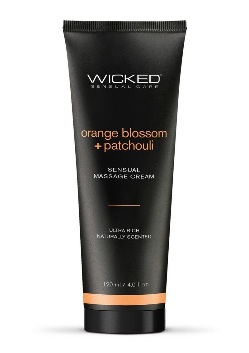Wicked Sensual Massage Cream 4oz - Orange Blossom & Patchouli