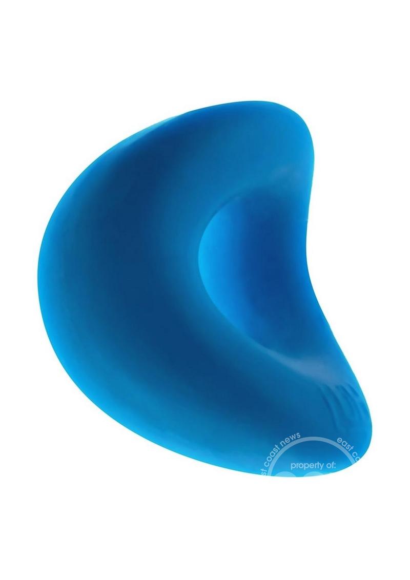 Hunkyjunk Form Surround Cock Ring - Teal Ice
